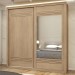 Guarda-Roupa Casal Tripoli 2 Portas 4 Gavetas com Espelho 100% Mdf Castanho - Mx Móveis