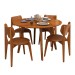 Mesa de Jantar 4 Lugares Vip Mel - Parma Móveis
