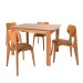 Mesa de Jantar 4 Lugares Jade Mel - Parma Móveis