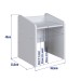 Mesa Infantil Le Petit com Cadeira e Lousa Branco - Completa Móveis