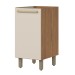 Balcão de Cozinha 40 Cm Requinte 1 Porta Nature/Areia Hp - Henn