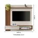 Painel para TV Até 55 Polegadas Alvorada 1 Porta Freijó/Off White - Linea Brasil