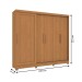 Guarda-Roupa Casal 5 Portas 4 Gavetas Canela - Kappesberg