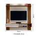 Painel para TV Até 60 Polegadas Pitanga Freijó/Off White - Linea Brasil