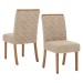 Cadeiras Kit 2 Cadeiras Esther Nature/Creme - Henn