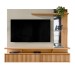 Painel para TV Até 60 Polegadas Maragogi 2 Portas Carvalho/Off White - Linea Brasil