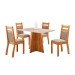 Mesa de Jantar 4 Lugares Redentor Mel/Blonde/Perola - Panorama Móveis