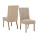 Cadeiras Kit 2 Cadeiras Anne Nature/Courano/Bege/Creme - Henn