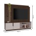 Estante para TV Até 60 Polegadas Amparo 2 Portas com Led Café/ Off Café - Jcm Móveis