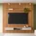 Painel para TV Até 75 Polegadas 2 Portas 260 Cm Nature/Off White - Linea Brasil