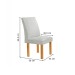 Mesa de Jantar 4 Lugares Bella Canela com Vidro Ripado Cinamomo/Off White/Boucle Gelo - Cel Móveis