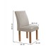 Mesa de Jantar 6 Lugares Stella Canela com Vidro Ripado Chocolate/Off White/Bege Claro - Cel Móveis