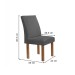 Mesa de Jantar 6 Lugares Stella Canela com Vidro Ripado Chocolate/Off White/Cinza - Cel Móveis