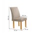 Mesa de Jantar 6 Lugares Stella Canela com Vidro Ripado Cinamomo/Off White/Boucle Bege - Cel Móveis