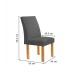 Mesa de Jantar 4 Lugares Stella Canela com Vidro Ripado Cinamomo/Off White/Cinza - Cel Móveis