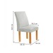 Mesa de Jantar 4 Lugares Stella Canela com Vidro Ripado Cinamomo/Off White/Boucle Gelo - Cel Móveis