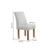 Mesa de Jantar 4 Lugares Arizona Canela com Vidro Chocolate/Off White/Boucle Gelo 20766 - Cel Móveis