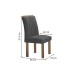 Mesa de Jantar 4 Lugares Arizona com Vidro Chocolate/Off White/Cinza 20767 - Cel Móveis