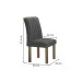 Mesa de Jantar 4 Lugares Arizona com Vidro Chocolate/Off White/Cinza 20767 - Cel Móveis