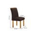 Mesa de Jantar 4 Lugares Arizona com Vidro  Cinamomo/Off White/Marrom 20767 - Cel Móveis