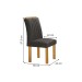 Mesa de Jantar 4 Lugares Arizona com Vidro Cinamomo/Off White/Boucle Cinza 20767 - Cel Móveis