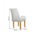 Mesa de Jantar 4 Lugares Arizona Canela com Vidro Cinamomo/Off White/Boucle Gelo 20770 - Cel Móveis