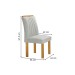 Mesa de Jantar 4 Lugares Arizona com Vidro Cinamomo/Off White/Boucle Gelo 20771 - Cel Móveis
