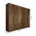 Guarda-Roupa Casal Madalena 6 Portas 6 Gavetas 100% Mdf Brauna - Panorama Móveis