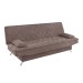 Sofá Cama 3 Lugares Polaris Retrátil Veludo Rosa - Vian