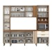 Cozinha Compacta 11 Portas 2 Gavetas Nature/Off White - Briz