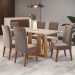 Mesa de Jantar 6 Lugares Congo Mel/Blonde/Perola - Panorama Móveis