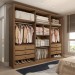 Guarda-Roupa Casal Vinci 6 Portas 6 Gavetas Cinamomo - Panorama Móveis