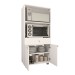 Armário de Cozinha âmbar 2 Portas 1 Gaveta Branco - Telasul