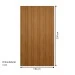 Painel para TV Até 60 Polegadas Ripado Nature Fosco - Linea Brasil