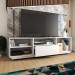 Rack para TV Até 65 Polegadas Louvre 2 Portas 1 Gaveta Branco - Panorama Móveis