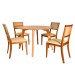 Mesa de Jantar 4 Lugares Red Coimbra Mel - Parma Móveis