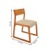 Mesa de Jantar 6 Lugares Retta Trapezzi com Aparador Mel 14798 - Parma Móveis