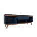 Rack para TV Até 60 Polegadas Navy 2 Portas 1 Gaveta Azul - Panorama Móveis