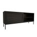 Rack para TV Até 55 Polegadas Heron 1 Porta Preto - Panorama Móveis
