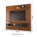 Painel para TV Até 85 Polegadas Musk 1 Gaveta Naturalle/Preto Fosco - Panorama Móveis