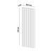 Painel para TV 100% Mdf Ripado Fendi Pa74 Fe - Dalla Costa