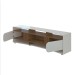 Rack com Painel  para TV Até 80 Polegadas Seleto 2 Portas Pinho/Off White - Pnr Móveis