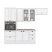 Cozinha Completa Americana 8 Portas 5 Gavetas 100% Mdf  Branco Hp - Henn