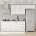 Cozinha Completa Americana 8 Portas 3 Gavetas 100% Mdf Branco - Henn