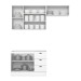 Cozinha Compacta Americana 6 Portas 3 Gavetas 100% Mdf Ce755 Branco - Henn
