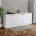 Cozinha Compacta Americana 4 Portas 3 Gavetas 100% Mdf Branco Ce760 - Henn