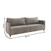 Sofá 3 Lugares Living Linho Kaki Durango - Vian