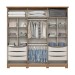 Guarda-Roupa Casal Andréas 6 Portas 6 Gavetas com Espelho Nature/Off White - Henn