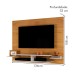 Painel para TV Até 55 Polegadas Vitoria Naturalle/Off White - Mavaular