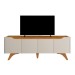 Rack para TV Até 58 Polegadas Grecia 4 Portas Off White/Naturalle - Mavaular